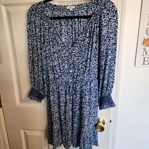 Rails Floral Blue & White Dress. Excellent Condition. Worn. Twice. GORG DRESS